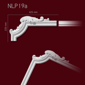 narożnik do listwy płaskiej NLP19a - master corgips