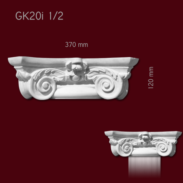 Głowica jońska kolumny GK20i 1/2 - master corgips