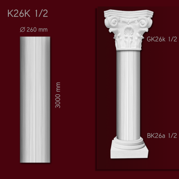 Trzon kolumny K26K 1/2 - master corgips