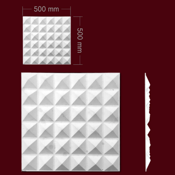 Panel gipsowy PF25 - geometryczny