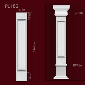 Pilaster PL18G - master corgips